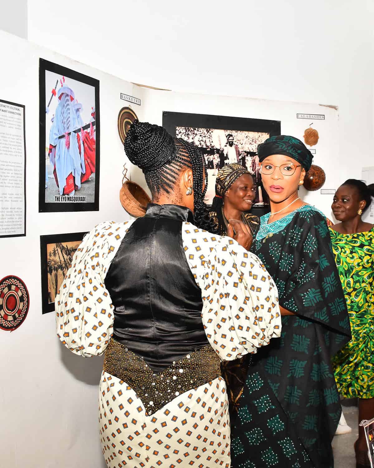 Guest viewing the exhibition