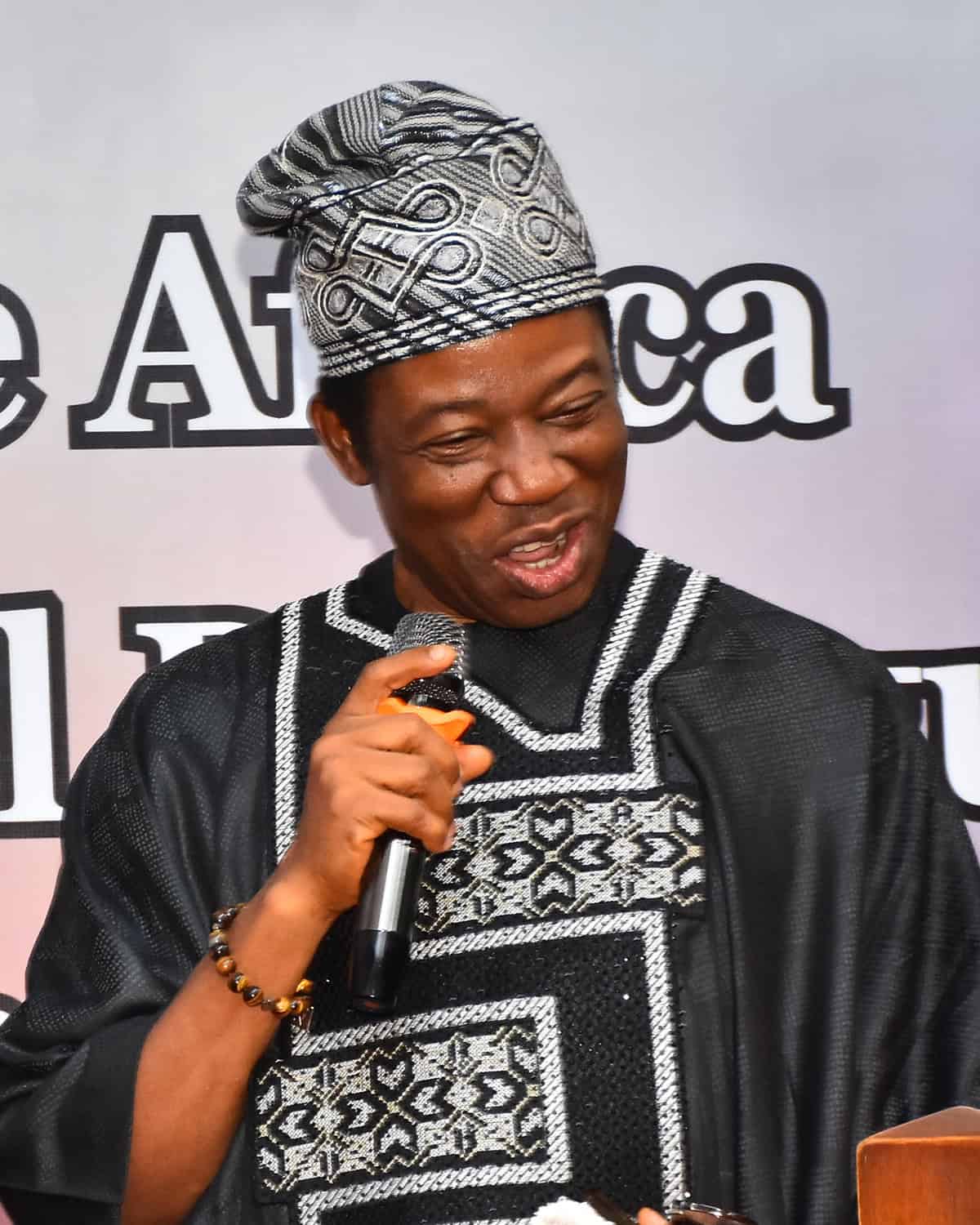 Amb. Isaac Moses speaking