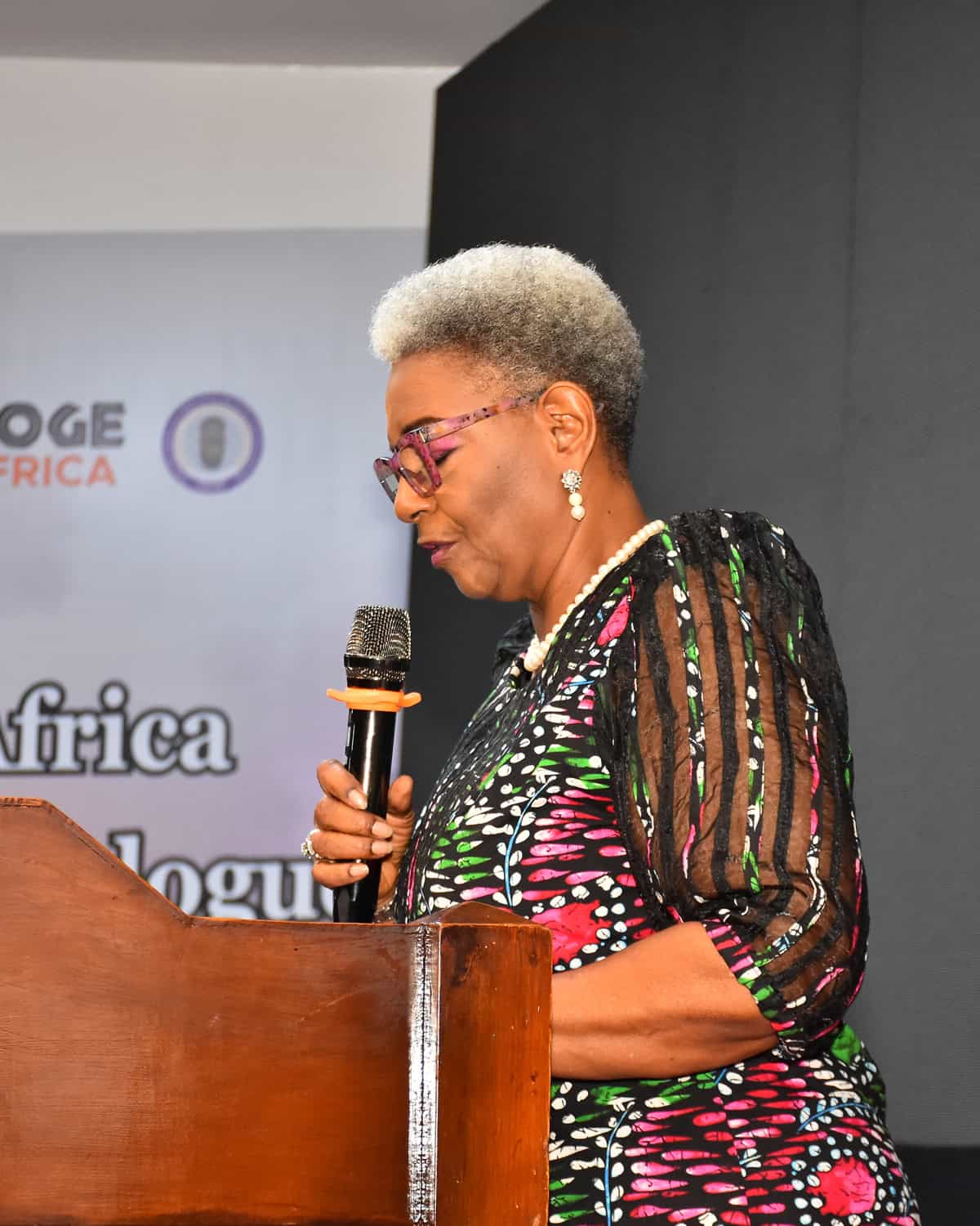 Bimbo Oloyede opening the event