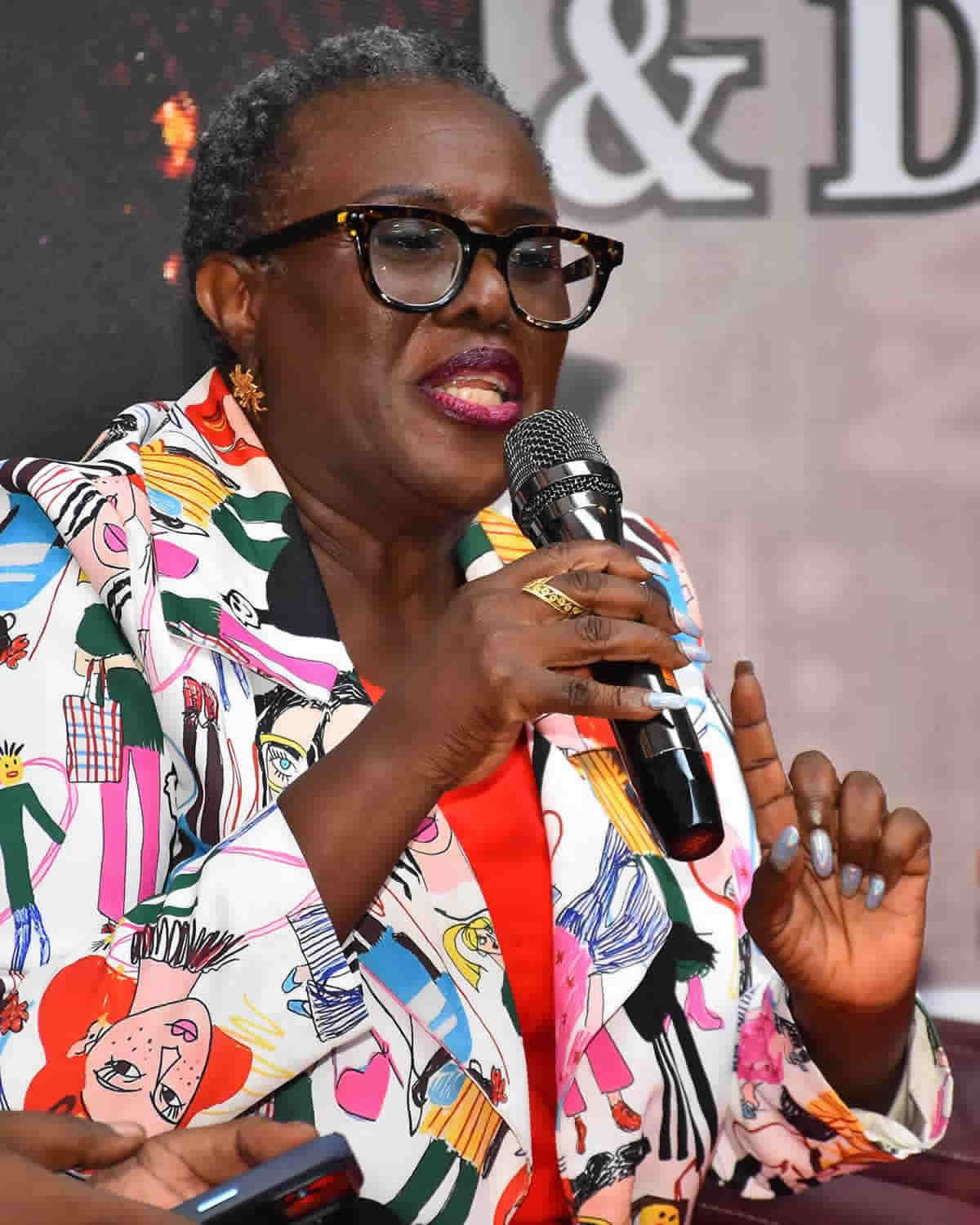 Joke Silva speaking